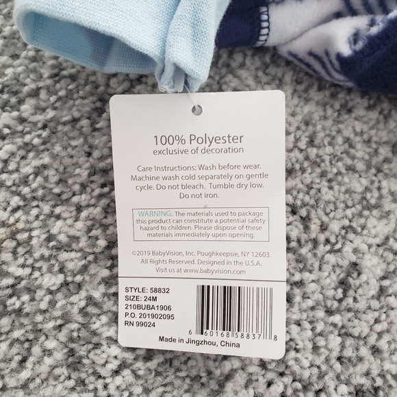 Hudson Baby 2 Hooded Fleece jumpsuits, 24 months - Picture 9 of 10